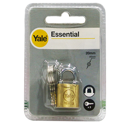 YE1/20/122/1 Yale Essential Series Padlock